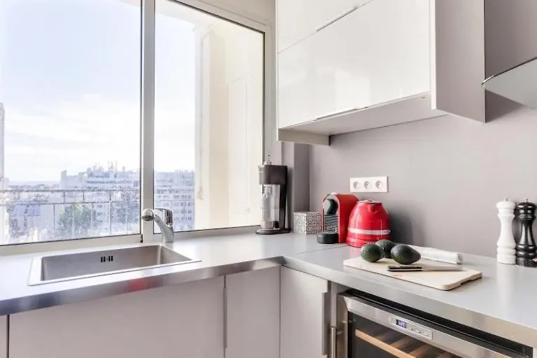 Apartamento Appartement D'Artiste, Terrasse Vue Tour Eiffel París